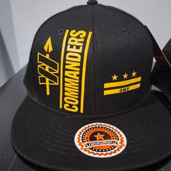 Washington commanders snap back cap