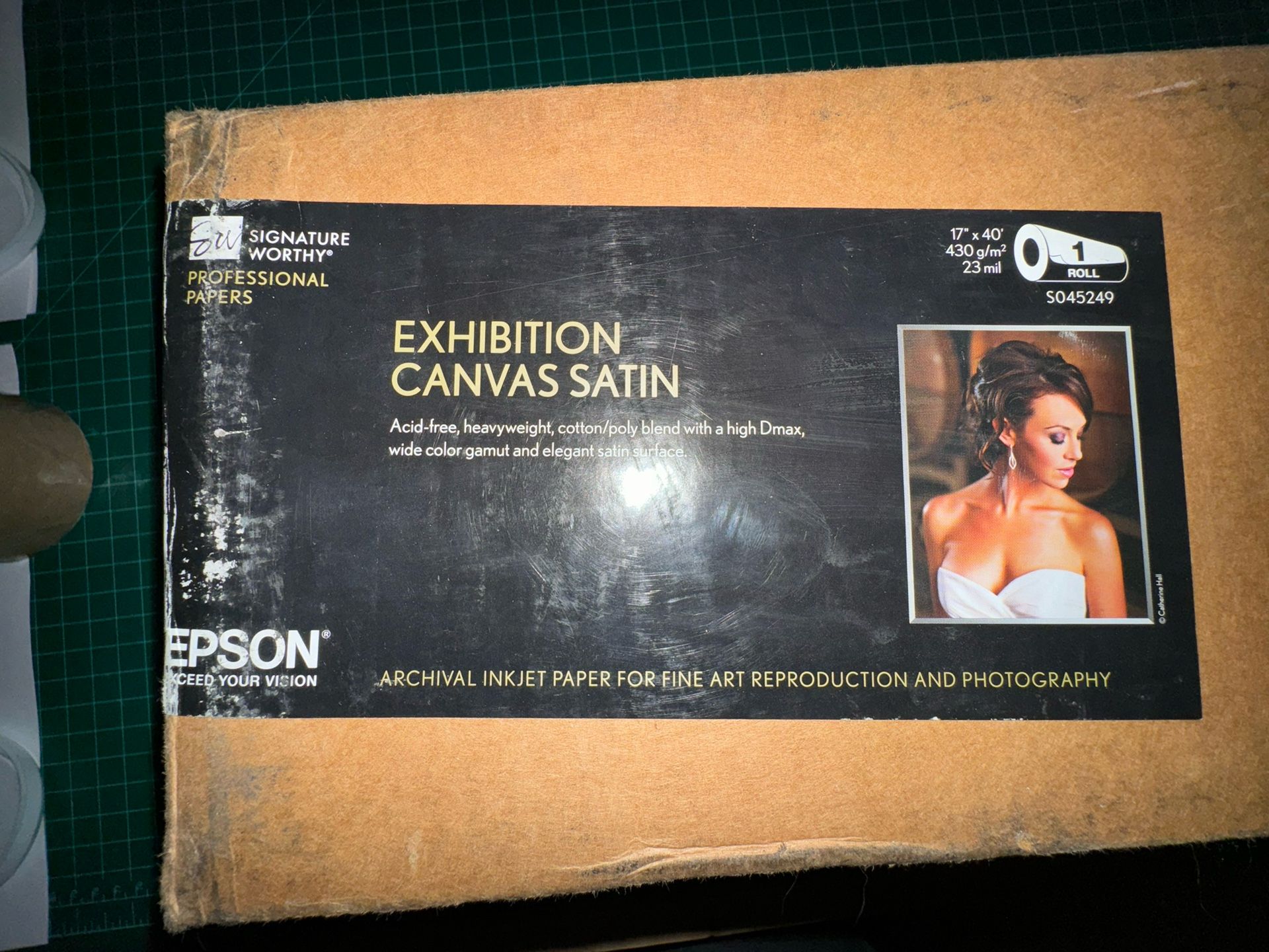 Epson Exhibition CANVAS Satin Archival Inkjet Paper 430 GSM 17