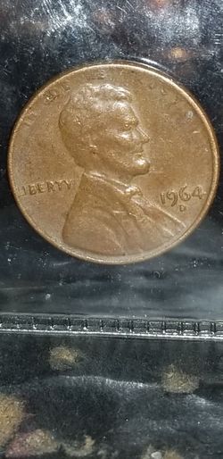 Rare 1964 d Lincoln penny error