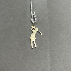 James Avery 14k Golf Girl Charm