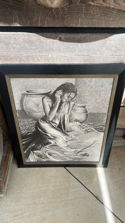 Beautiful black and white print