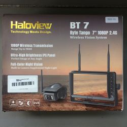 Moving, Must GO TODAY! • Haloview BT7 RV Backup Camera Wireless FHD 1080P DVR 7" Monitor System