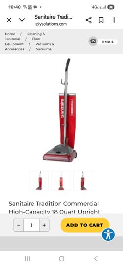 Sanitaire Traditional Upright Vac
