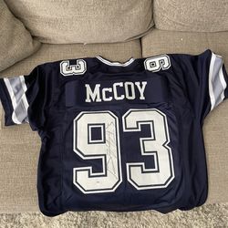 Dallas Cowboys Gerald McCoy Signed Replica Jersey 