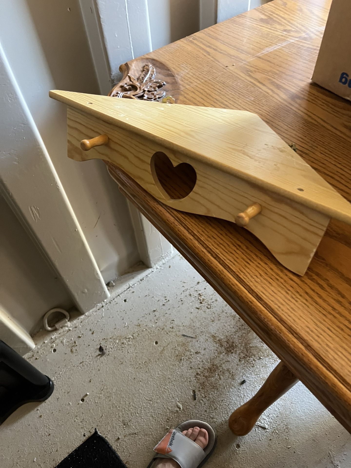 Heart Cut-Out Corner Shelves & Long Wall Shelf( Not Shown)
