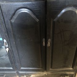 Entertainment Center Black 