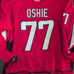 T.J. Oshie Washington Capitals Jersey 2018 Stanley Cup Finals Patch 