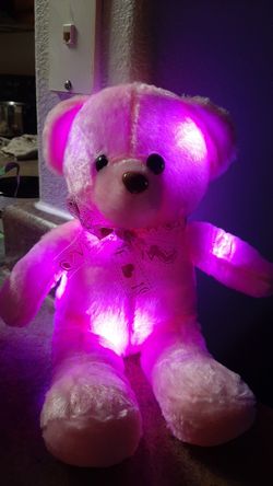 LED teddy bear