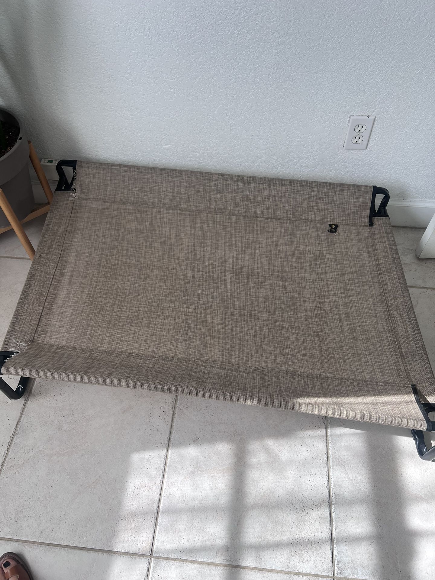 Dog Bed And  Artificial Grass