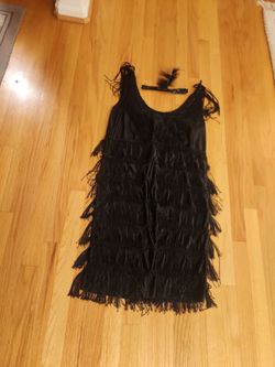 Halloween Costume XL 1920 Fringe  Dress