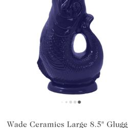 Wade Ceramics Large 11" Gluggle Jug Fish Pitcher
