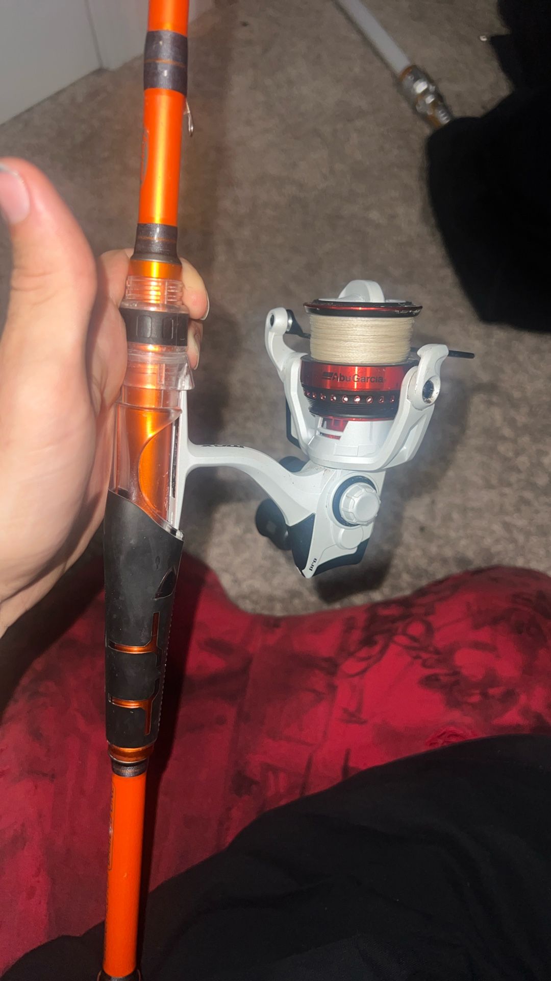 Abu Garcia Max Pro On Berkeley Shock 7 Ft Medium Fast Action Rod 