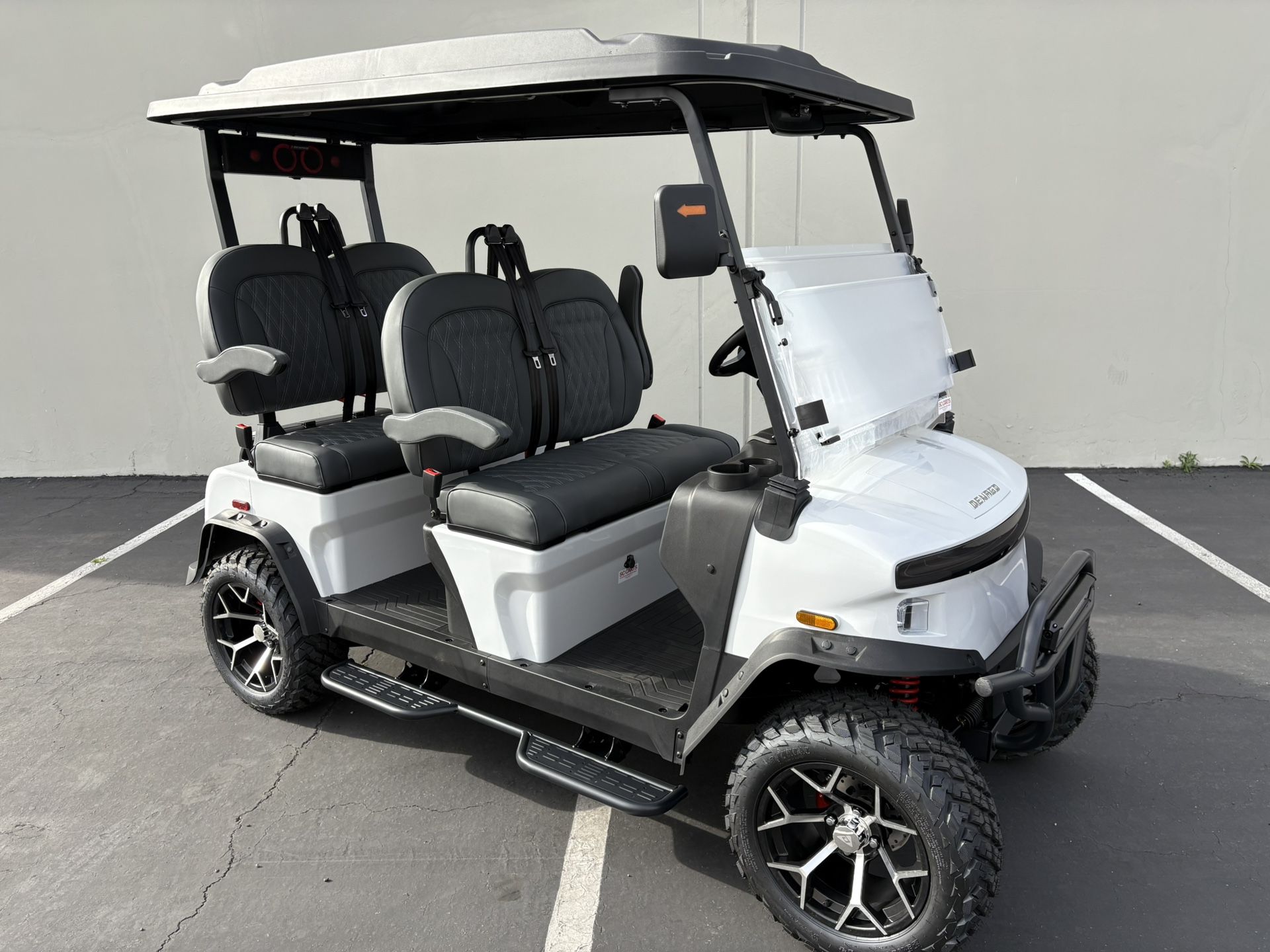 2025 Denago Rover XL 4-Passenger Lifted 48-Volt Lithium Golf Cart