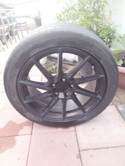 Fùll Set Of Liquidmetal Tires, Rim Size 18x8 Tire Size 245/45R18