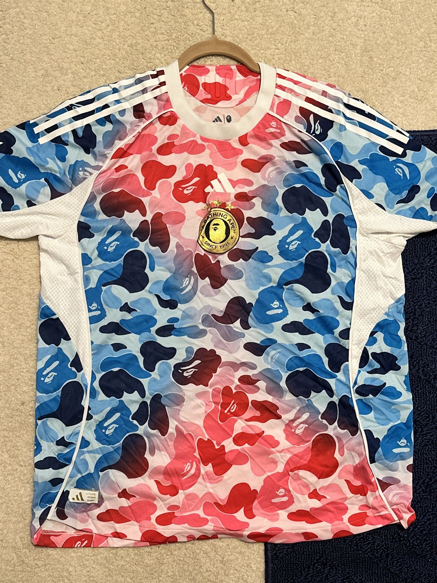 Bape x Adidas Multi Soccer Jersey 