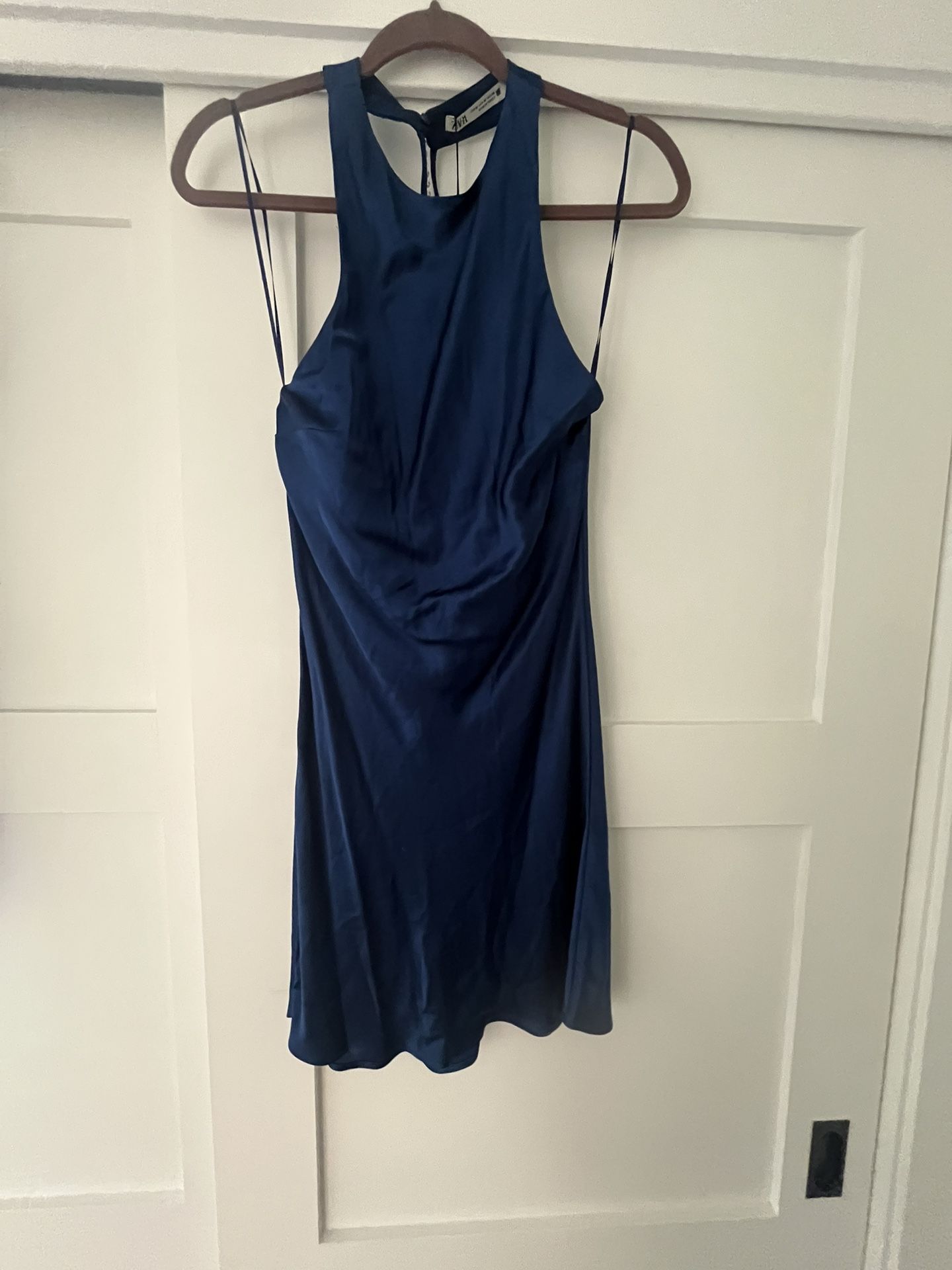 elegant blue zara dress