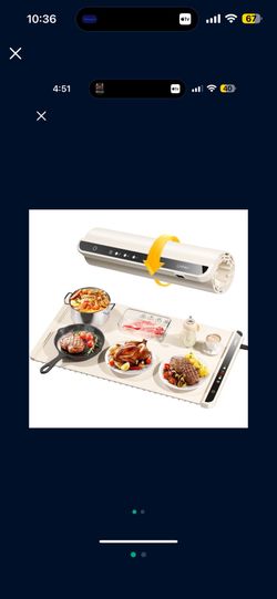 Brand New LNNIW Warming Mat For Food,Food Warming Mat,Electric Warming Tray For Buffets Party And Home Daily Use,Heating Fastly In 10s,Portable Design