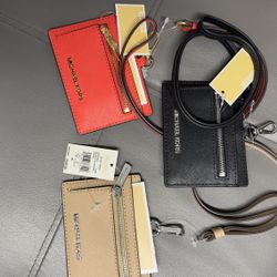 Michael Kors wallet red,black and beige