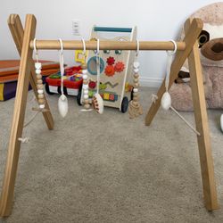 Montessori, Style Wooden Baby Play Gym
