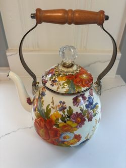 Mackenzie Childs Flower Market Tea Kettle