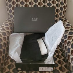 a.n.a Black Boots Size 8M, Box Kept