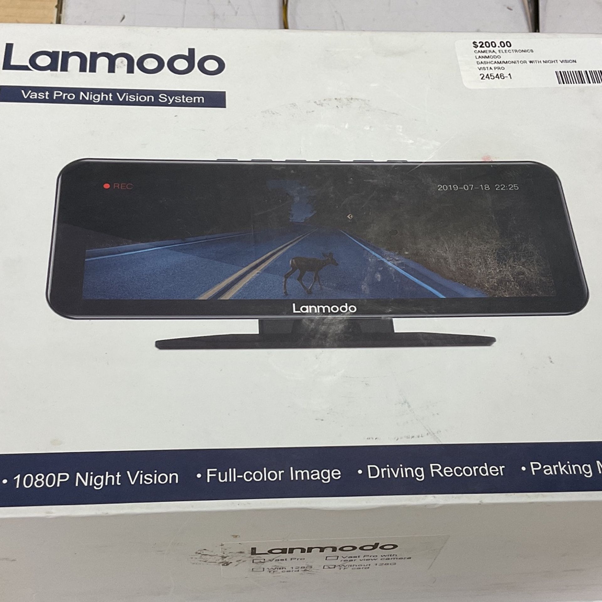Amazon.com: LANMODO Vast Pro Dash Cam Front and Waterproof Rear