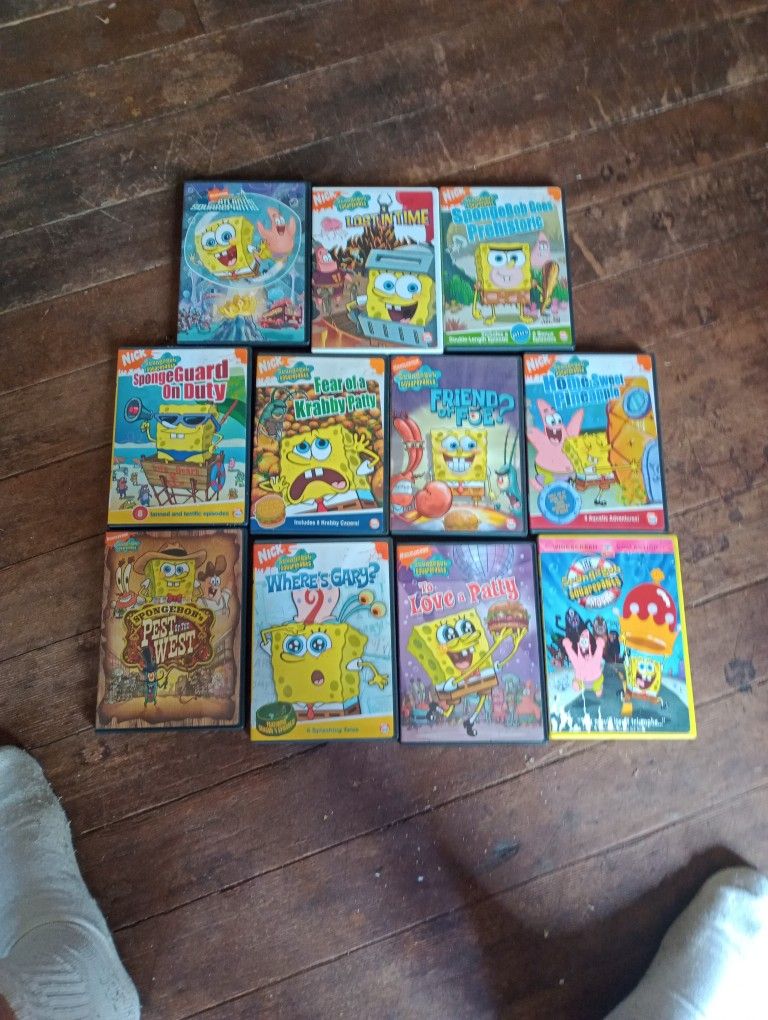 Collection Of SpongeBob DVDs