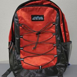 Artic Blast Bookbag Orange And Black