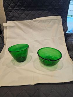 2 for $15 Forest Green Bowls