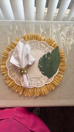 Hawaiian Placemats, set of 6.