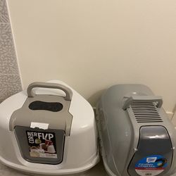 Cat Litter Boxes X2