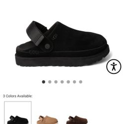 Uggs New Not Used Black Clog Women's 