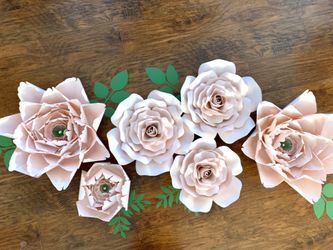 Paper flowers flores de papel