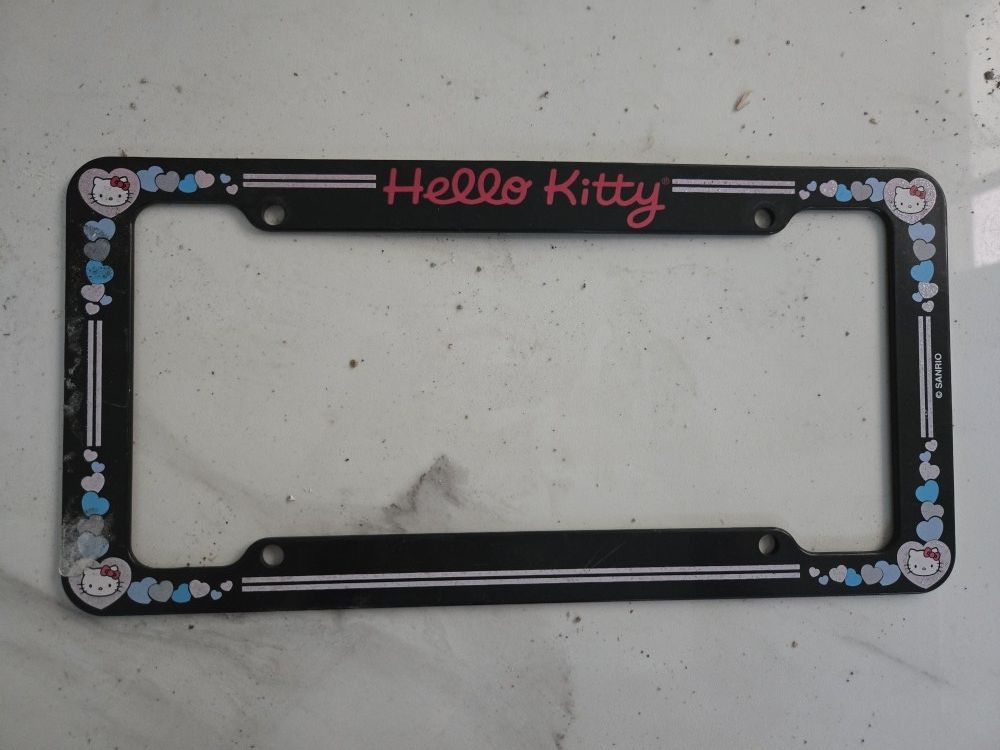 Hello Kitty License Plate