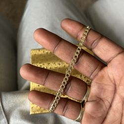 10k Gold Link Bracelet 