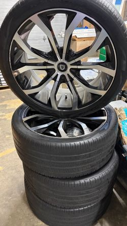 High-end wheels and tires.