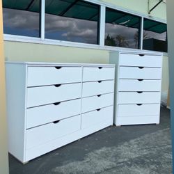 Dresser set / Five and Eight drawers dresser