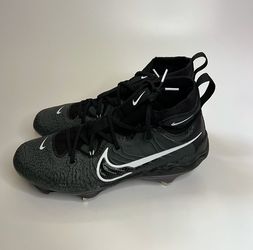 Nike Alpha Huarache NXT Black Metal Baseball Cleats 7.5,8