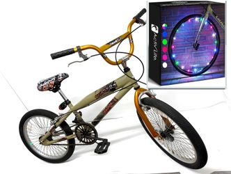 20” Bmx Bike With Led Spokes Light Up