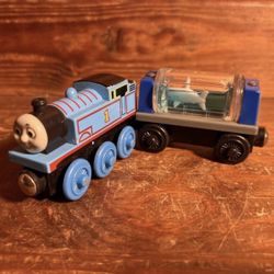 Thomas & Friends Wooden Railway Train 2003 Gullane Sodor Aquarium Car Retired