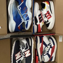 Boys Shoes  Size 4 Lot 4 Pairs 
