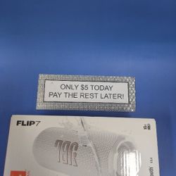 JBL Flip 7 Speaker Brand New - 5 Dollars Down No Credit Needed! 