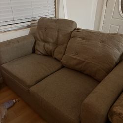 Used Beige Loveseat Sofa 