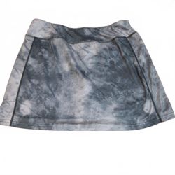 BelvonH golf skirt black & gray marbled shorts underneath size M. soft!