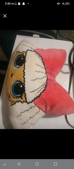 L O L SURPRISE DIVA DOLL FACE PILLOW PLUSH