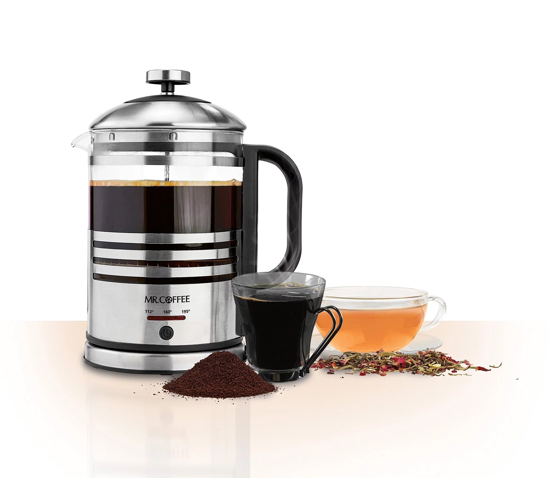 Mr Coffee Electric French Press & Hot Water Kettle