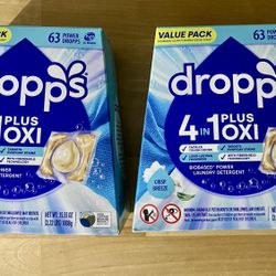 Dropps laundry pods 63 count 