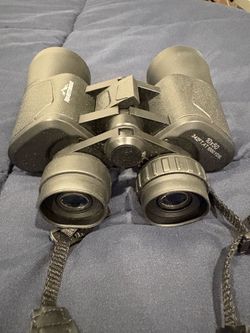 Bushnell 10x50 Full-Size Binoculars Fully Coated Porro Prism Black w/ Cover