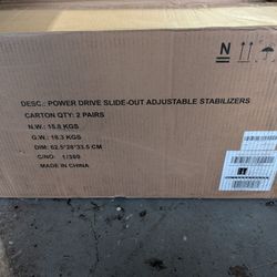 Slide Out Adjustable Stabilizer RV trailer
