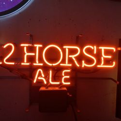 Vintage Genesee 12 Horse Ale Neon Sign 